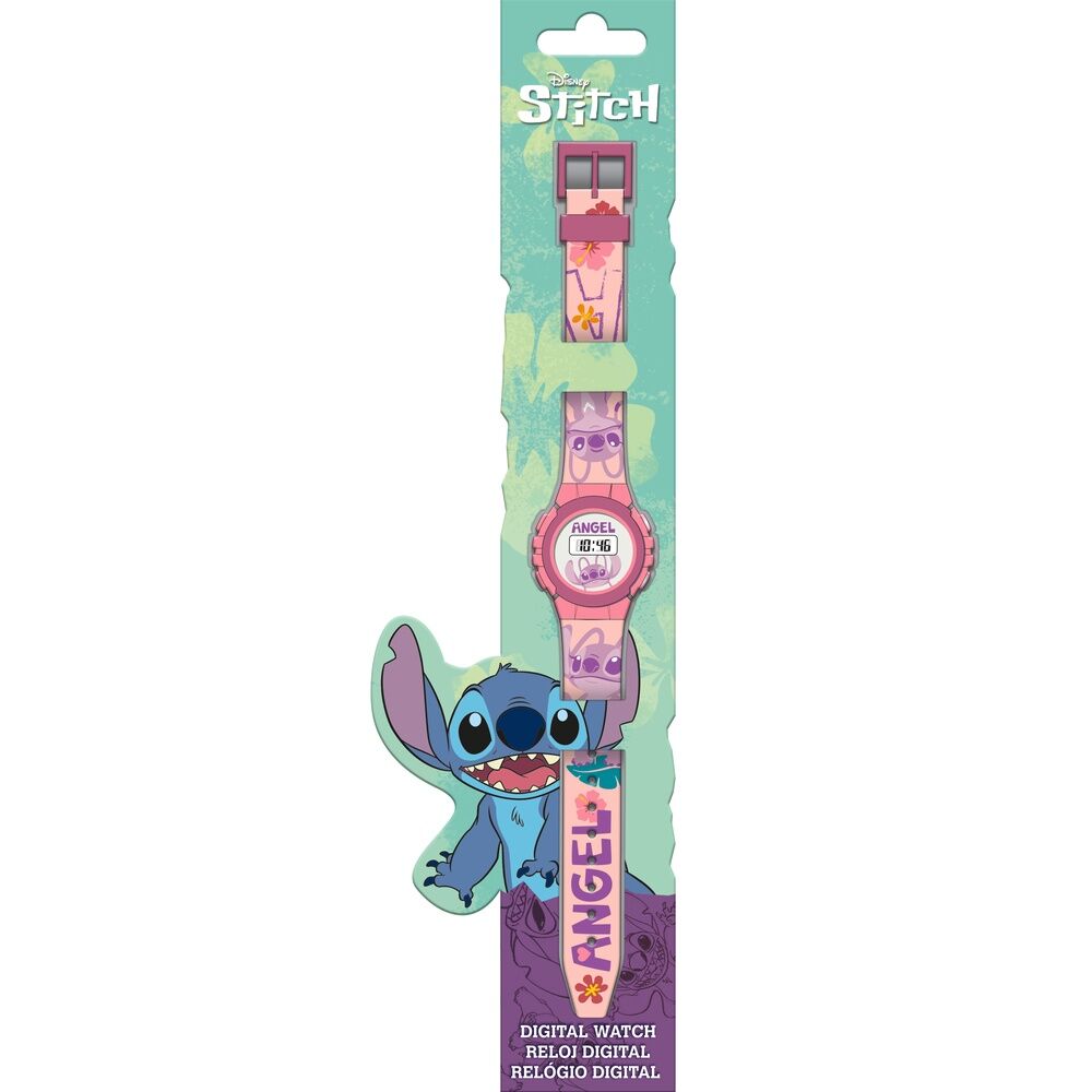Reloj digital Angel Stitch Disney - Frikibase.com