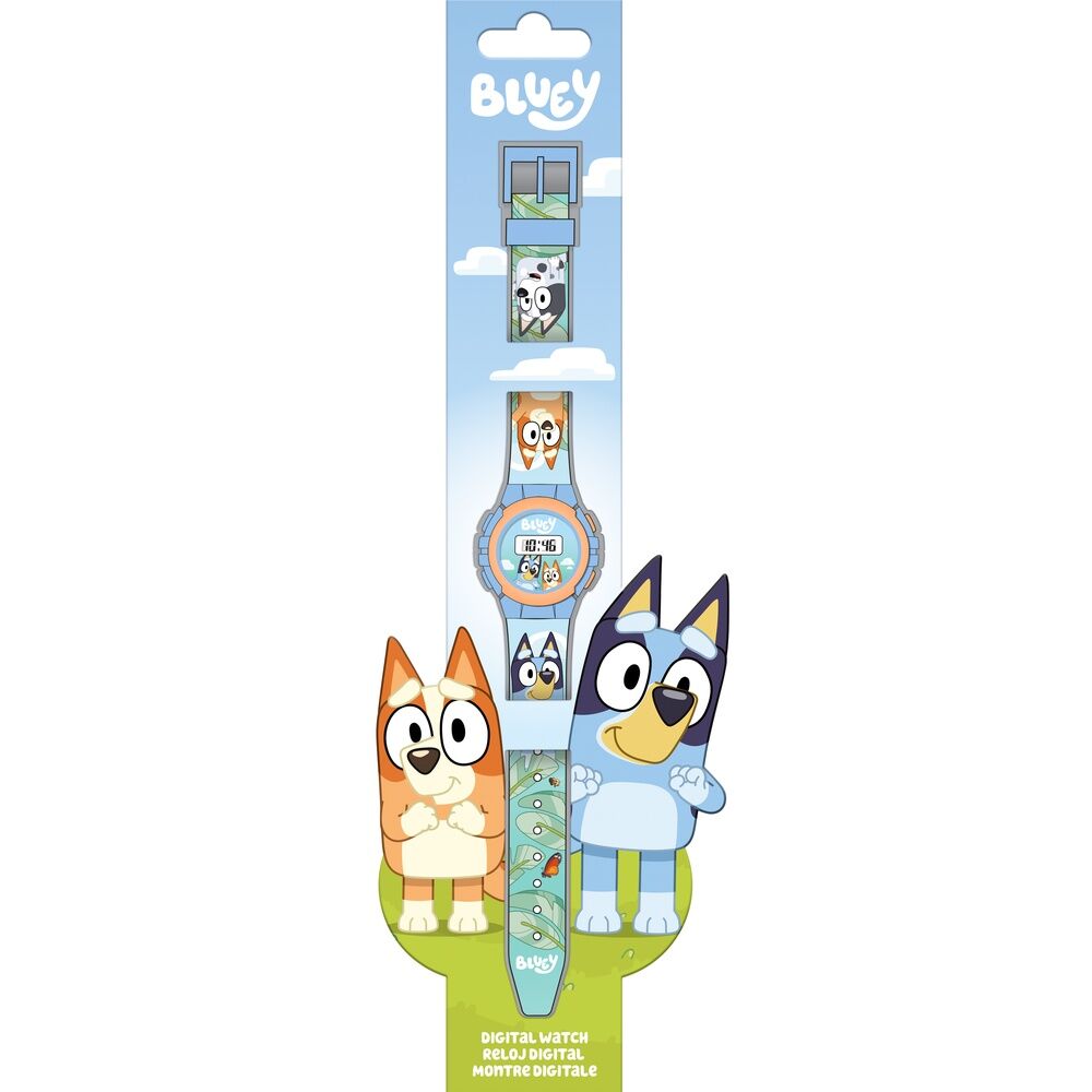 Reloj digital Bluey - Frikibase.com