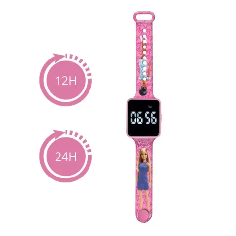 Reloj Digital LED Barbie - Frikibase.com