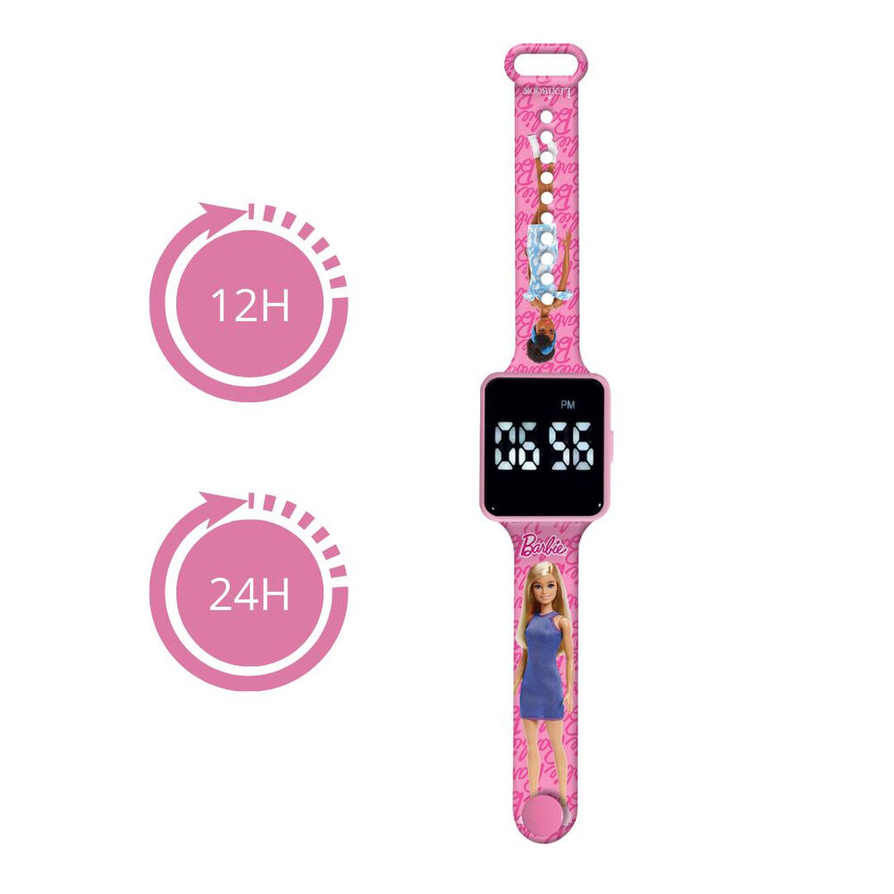 Reloj Digital LED Barbie - Frikibase.com