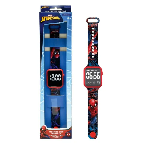 Reloj Digital LED Spiderman Marvel - Frikibase.com