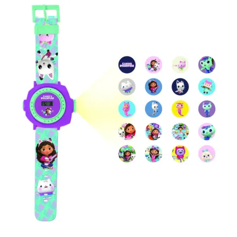 Reloj Digital proyecciones La Casa de Muñecas de Gabby - Frikibase.com
