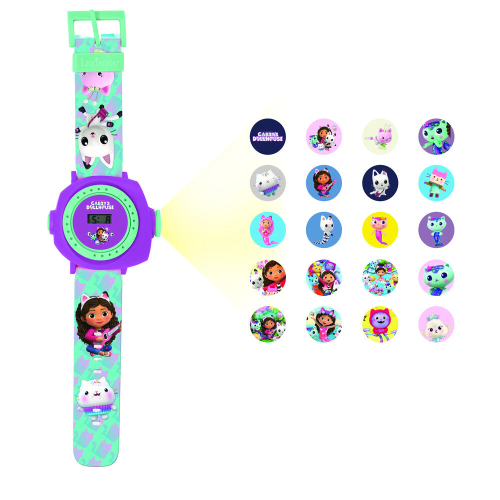 Reloj Digital proyecciones La Casa de Muñecas de Gabby - Frikibase.com