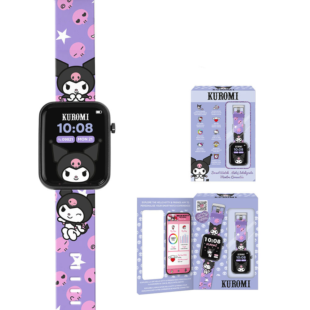 Reloj interactivo Kuromi Hello Kitty - Frikibase.com