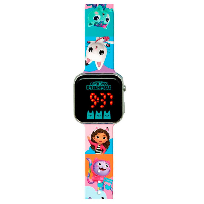 Reloj led La Casa de Muñecas de Gabby - Frikibase.com
