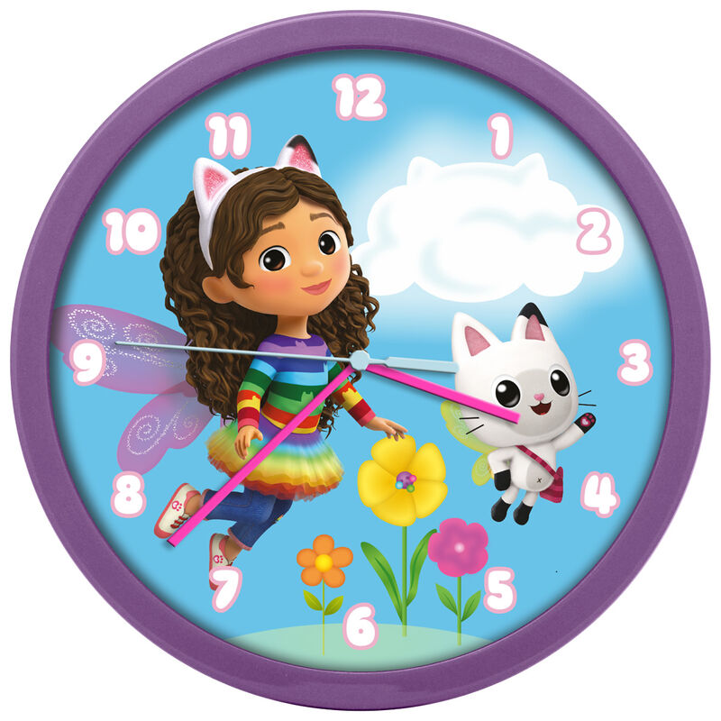 Reloj pared La Casa de Muñecas de Gabby - Frikibase.com