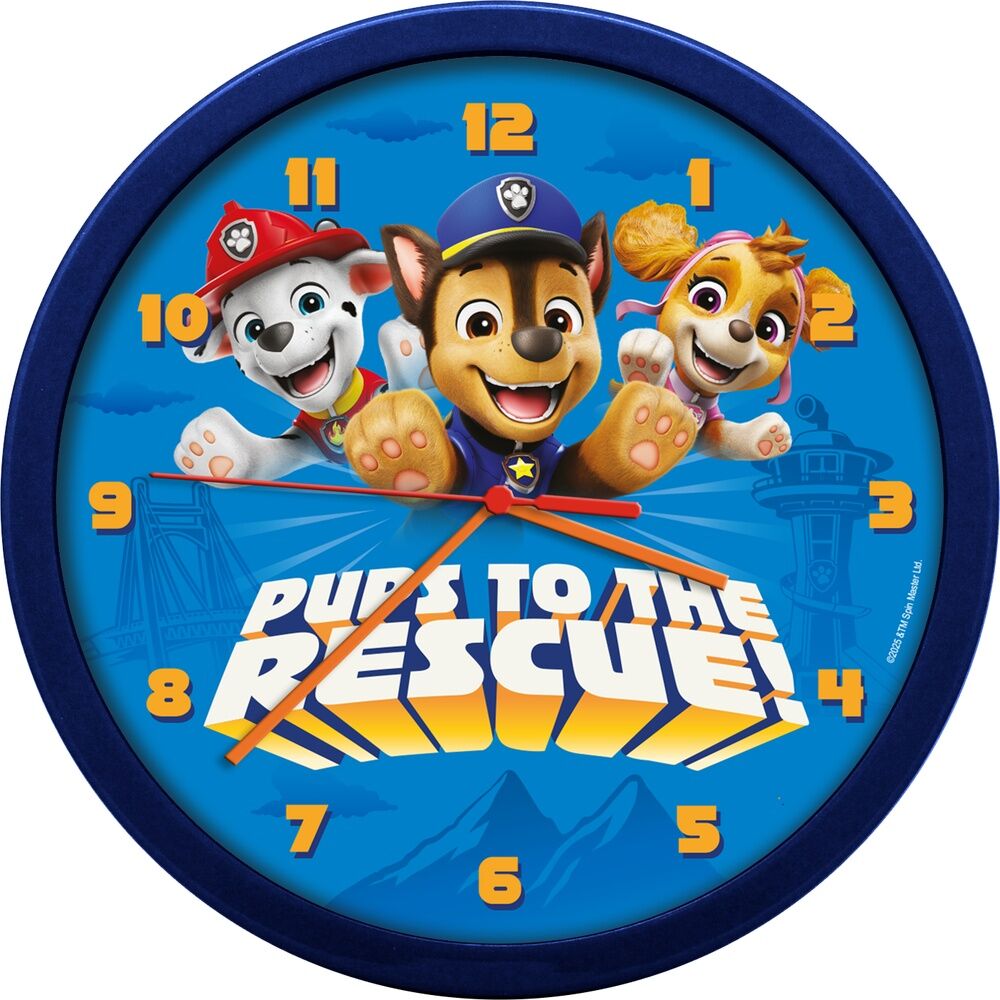 Reloj pared Patrulla Canina Paw Patrol - Frikibase.com