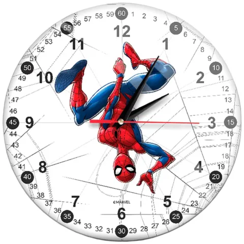 Reloj pared Spiderman Marvel - Frikibase.com