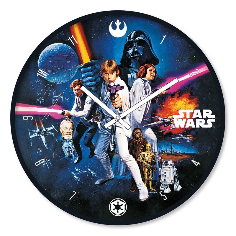 Reloj pared Una Nueva Esperanza Star Wars - Frikibase.com
