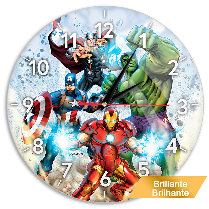 Reloj pared Vengadores Avengers - Frikibase.com