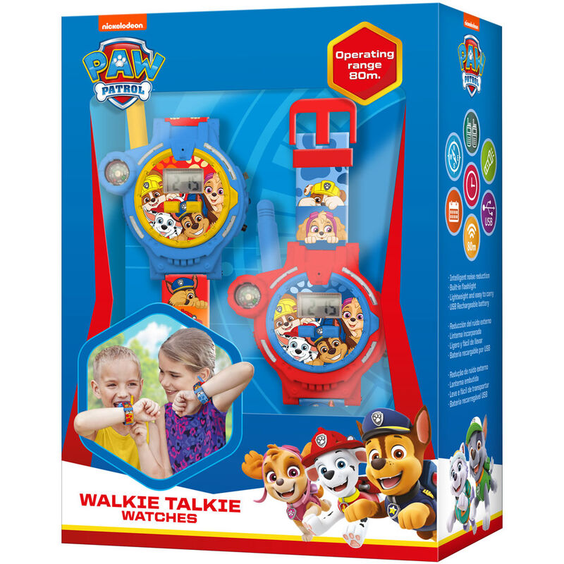 Reloj walkie talkie 2 en 1 Patrulla Canina Paw Patrol - Frikibase.com