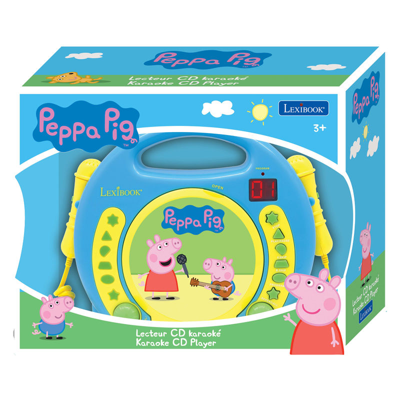 Reproductor CD Peppa Pig con microfonos - Frikibase.com