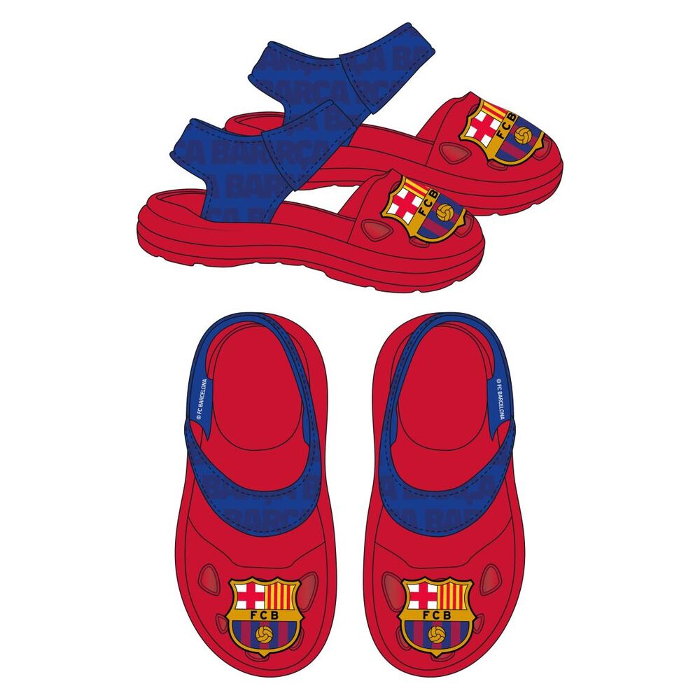 Sandalias F.C. Barcelona - Frikibase.com