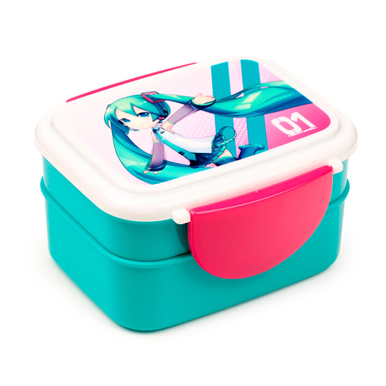 Sandwichera + cubiertos Hatsune Miku - Frikibase.com
