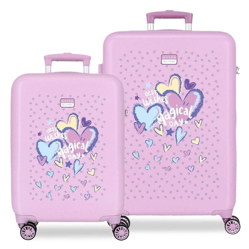 Set 2 maletas trolley ABS Best Wishes Movom 55/65cm - Frikibase.com