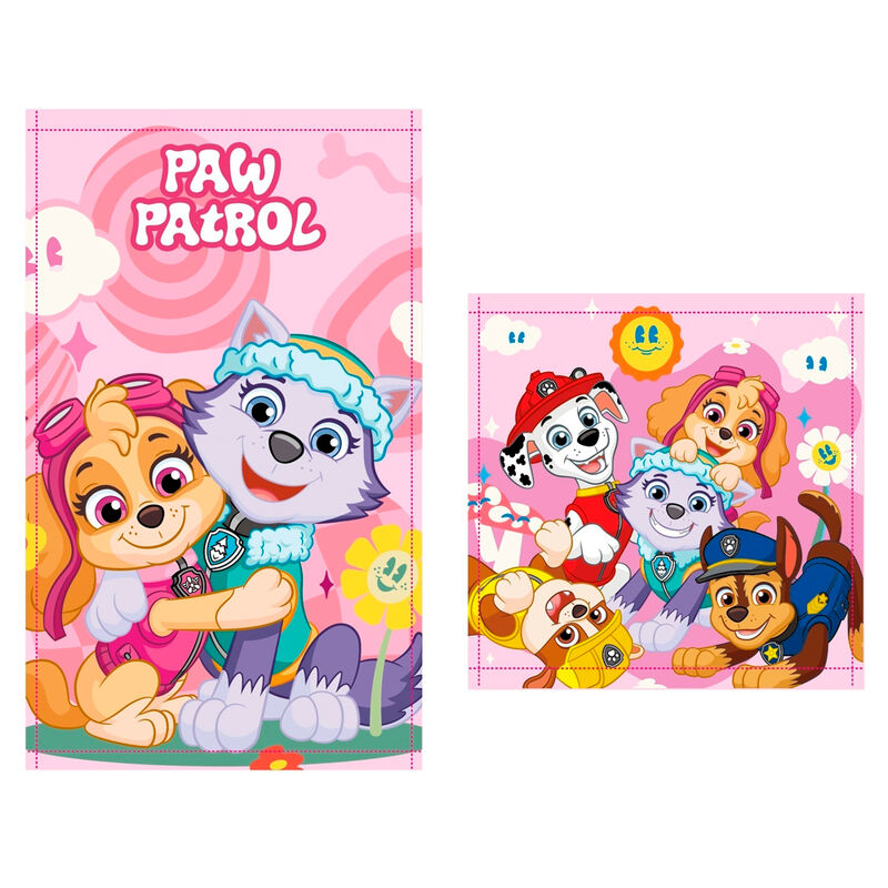 Set 2 toallas baño Patrulla Canina Paw Patrol algodon - Frikibase.com