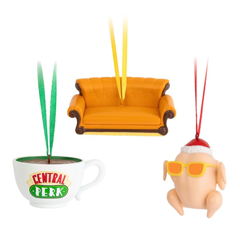 Set 3 Adornos Navidad Friends - Frikibase.com