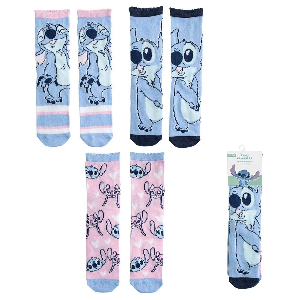 Set 3 calcetines Stitch Disney - Frikibase.com