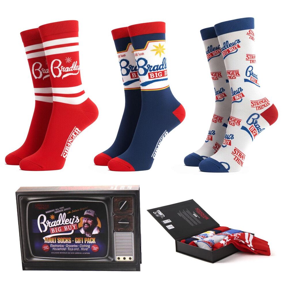 Set 3 Calcetines Stranger Things adulto - Frikibase.com