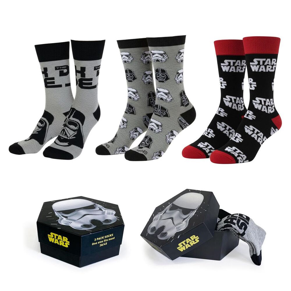 Set 3 pares Star Wars adulto - Frikibase.com