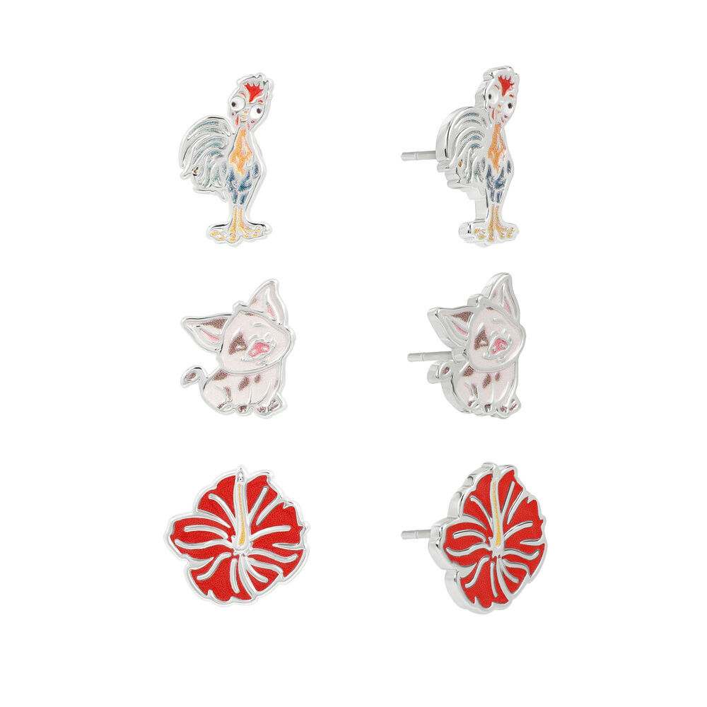Set 3 pendientes Vaiana Moana Disney - Frikibase.com