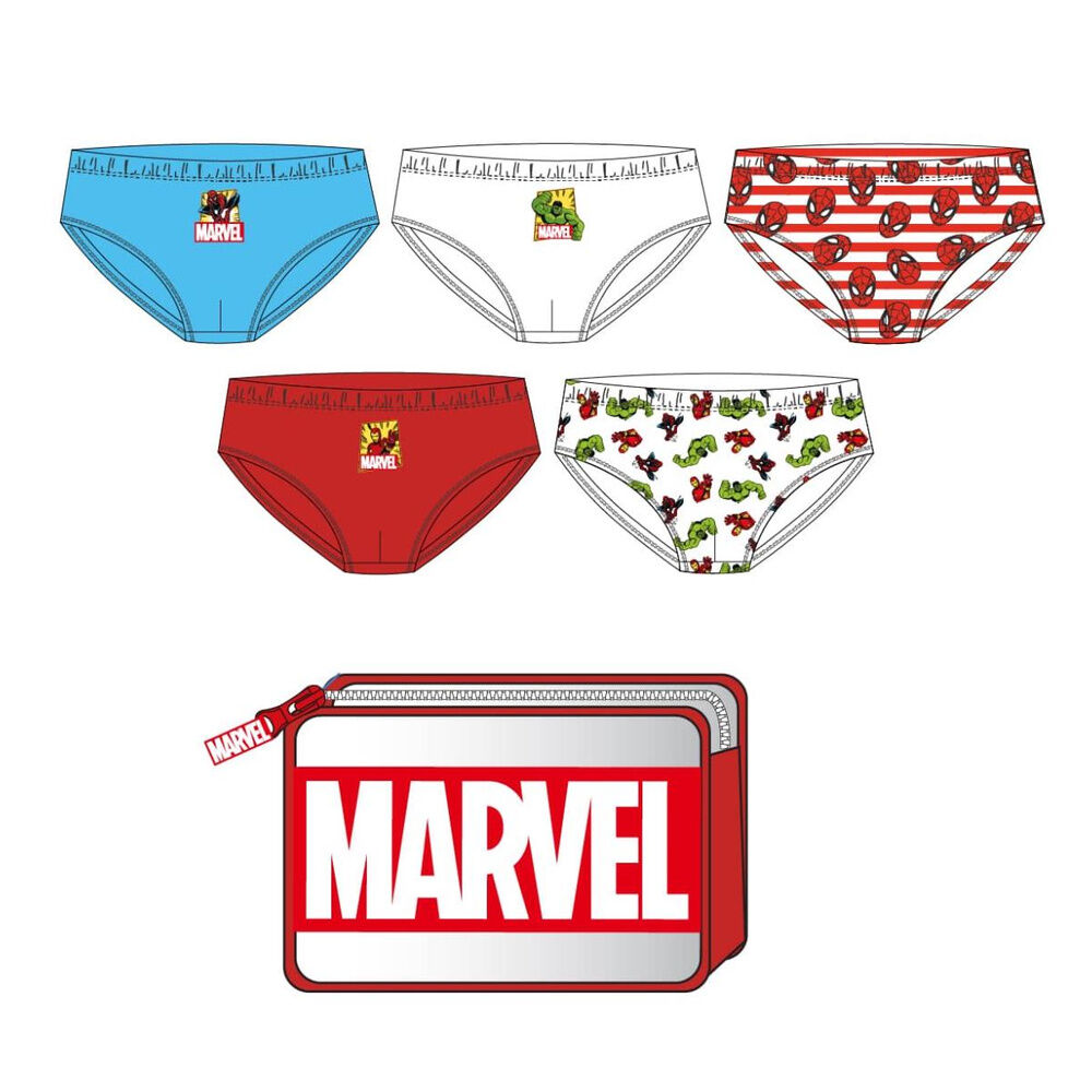 Set 5 calzoncillos Marvel - Frikibase.com