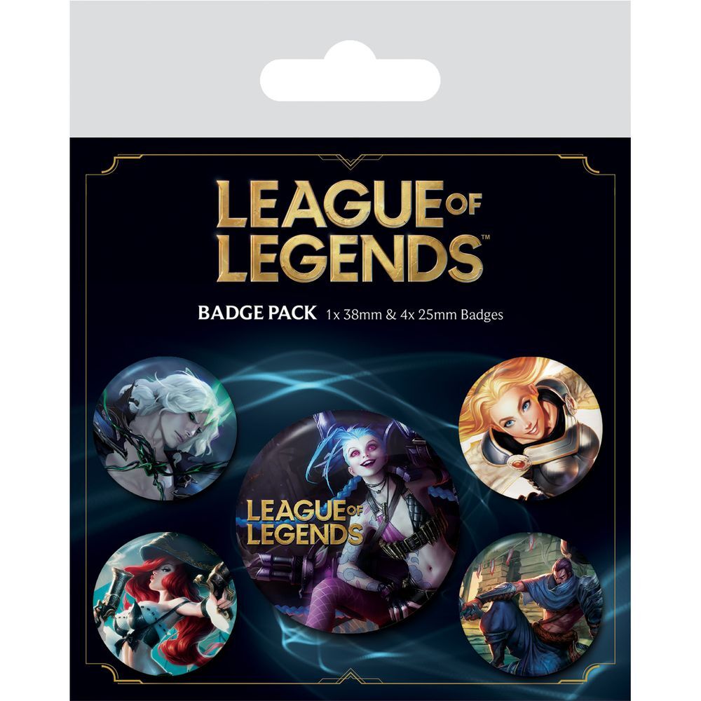 Set 5 chapas League of Legends - Frikibase.com
