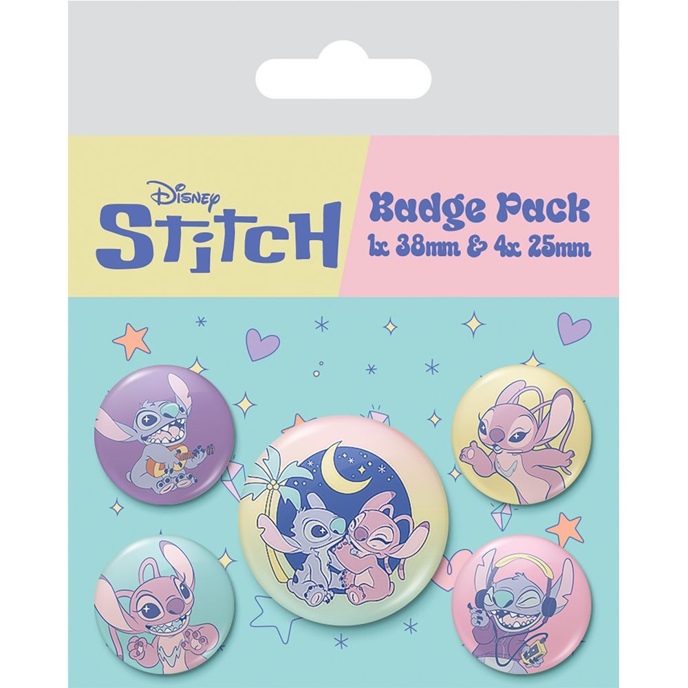 Set 5 pines Stitch Disney - Frikibase.com