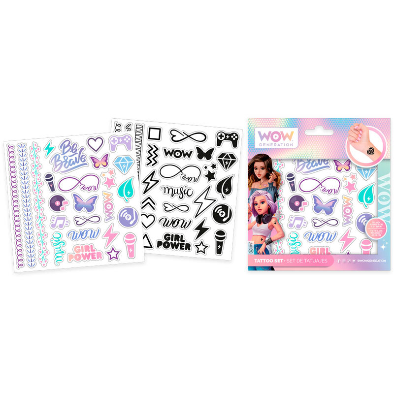 Set 50 Tatuajes Wow Generation - Frikibase.com