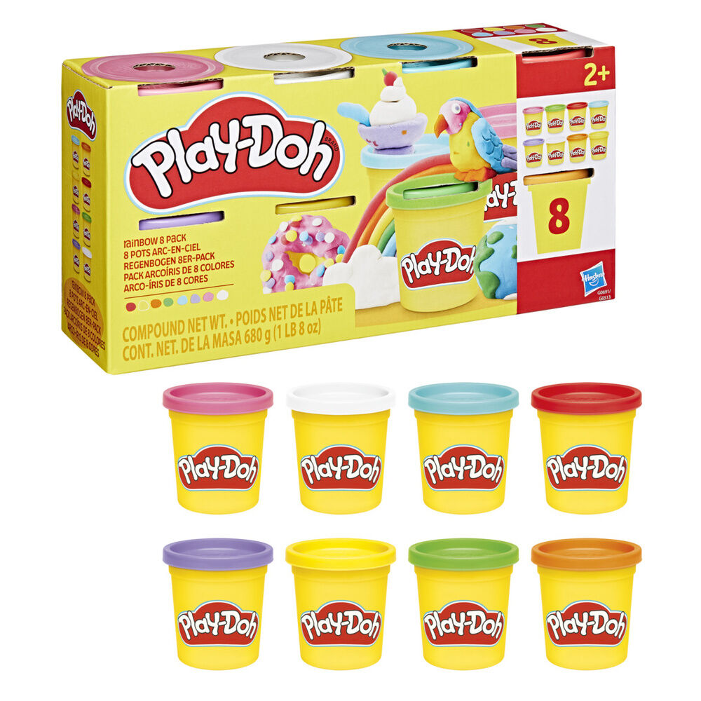 Set 8 botes plastilina Play-Doh - Frikibase.com