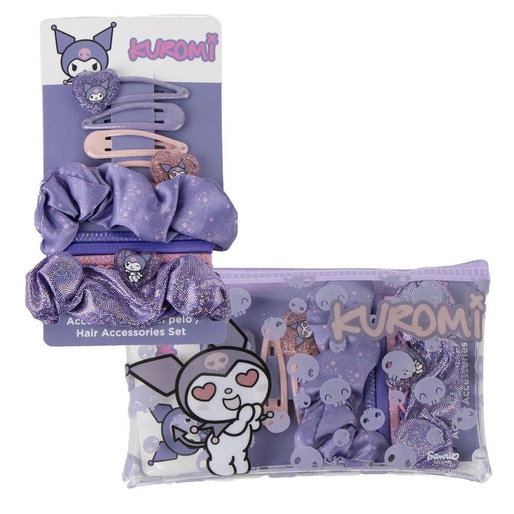 Set belleza accesorios Kuromi Hello Kitty - Frikibase.com