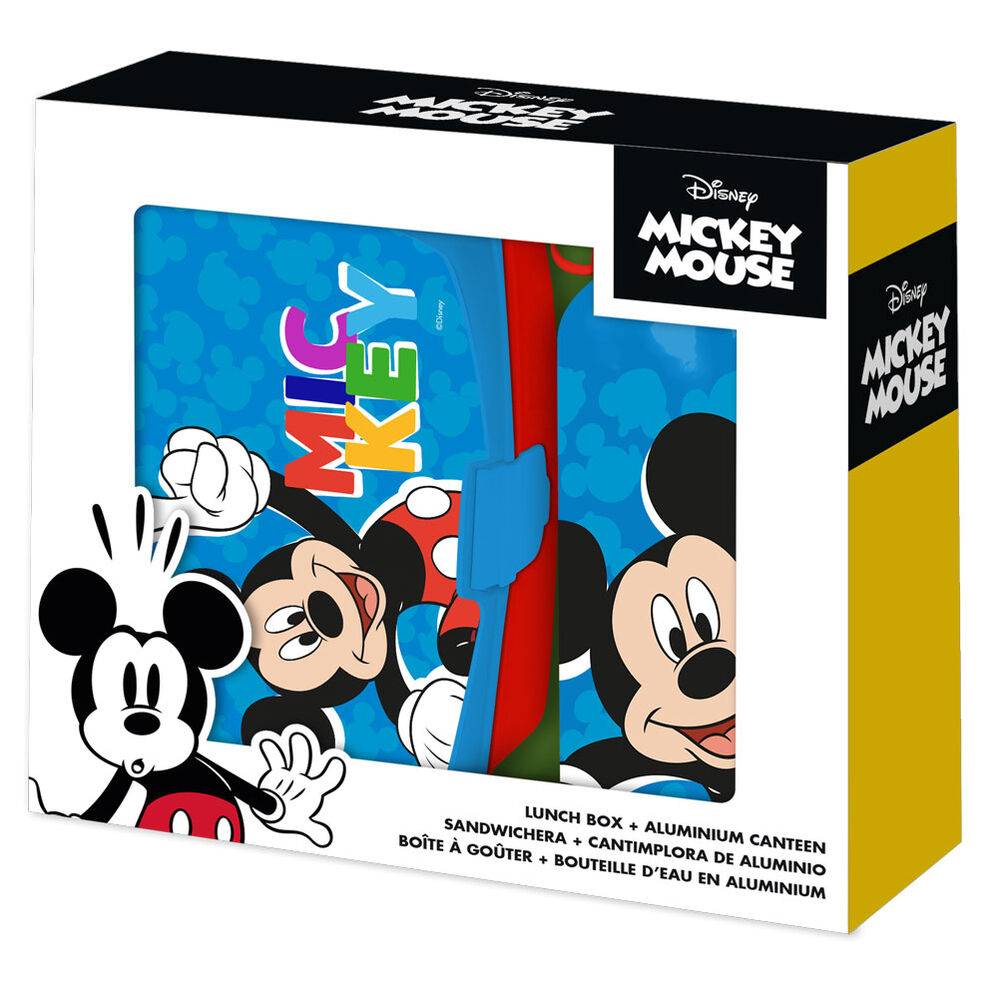 Set cantimplora + sandwichera Mickey Disney - Frikibase.com