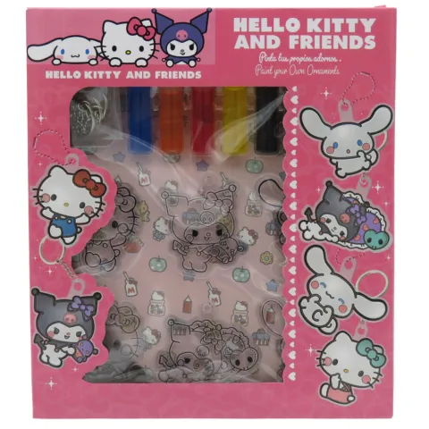 Set Colgadores para pintar Hello Kitty and Friends - Frikibase.com
