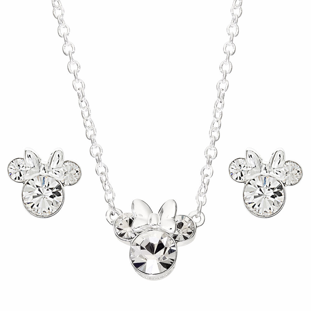 Set Colgante + pendientes Minnie Disney plata - Frikibase.com