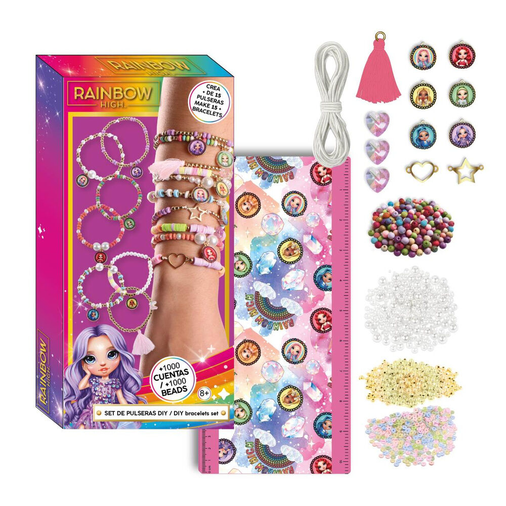 Set creacion pulseras Rainbow High - Frikibase.com