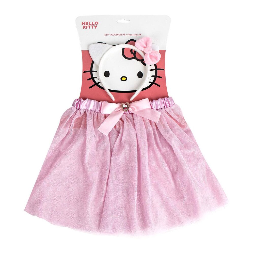 Set diadema + tutu Hello Kitty - Frikibase.com