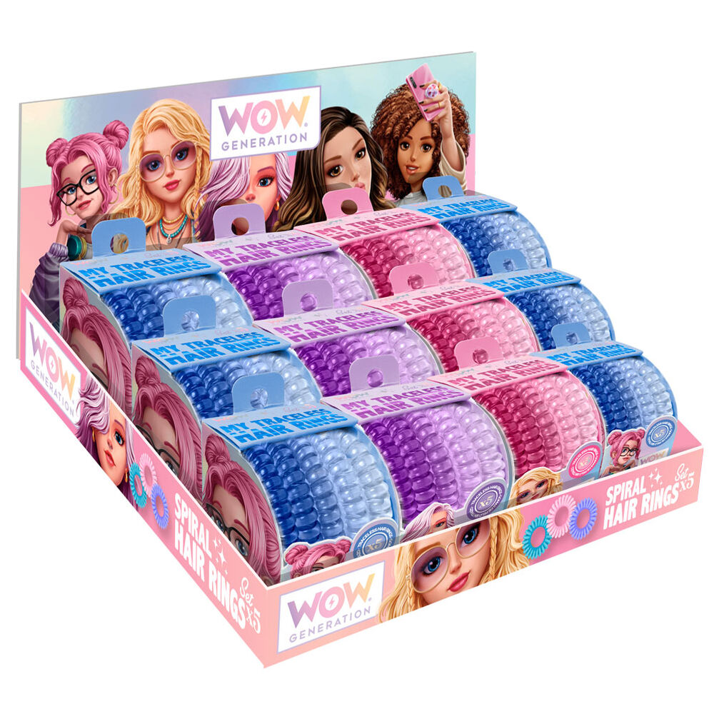 Set gomas de pelo espiral Wow Generation surtido - Frikibase.com
