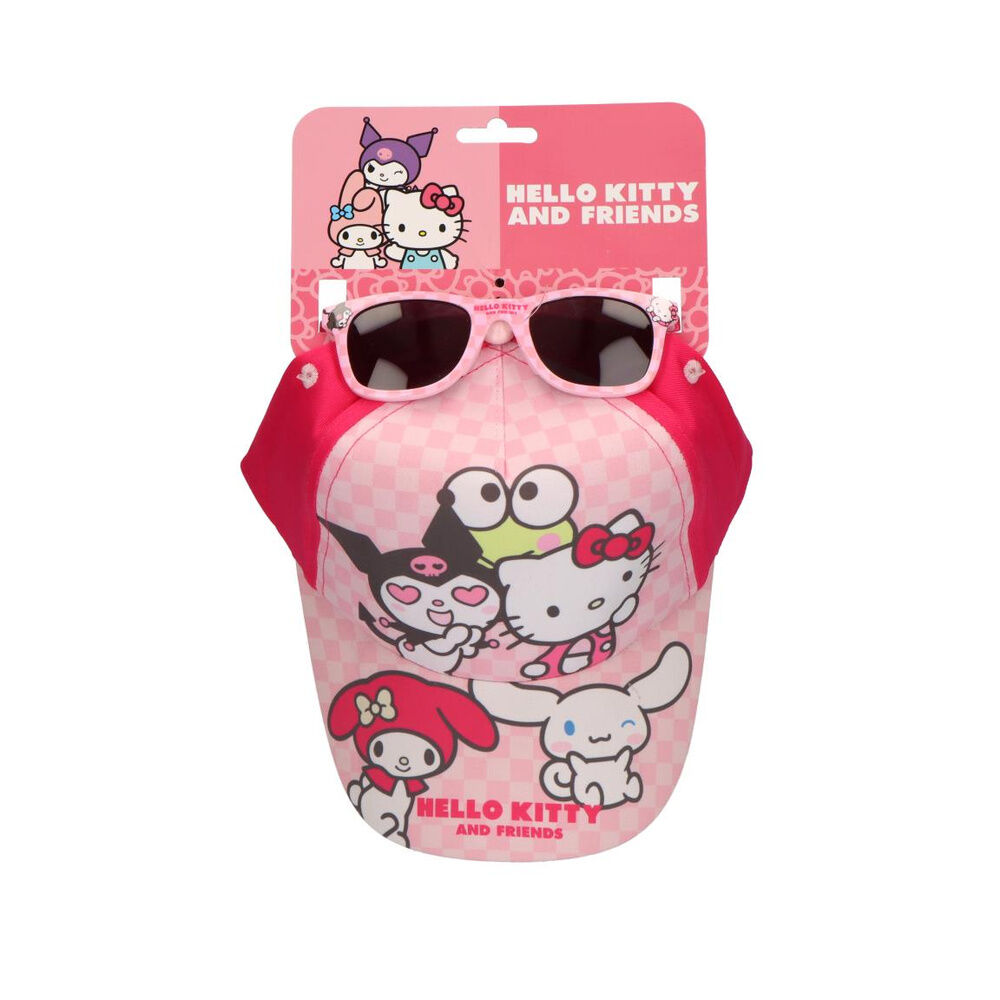 Set gorra + gafas sol Hello Kitty and Friends - Frikibase.com