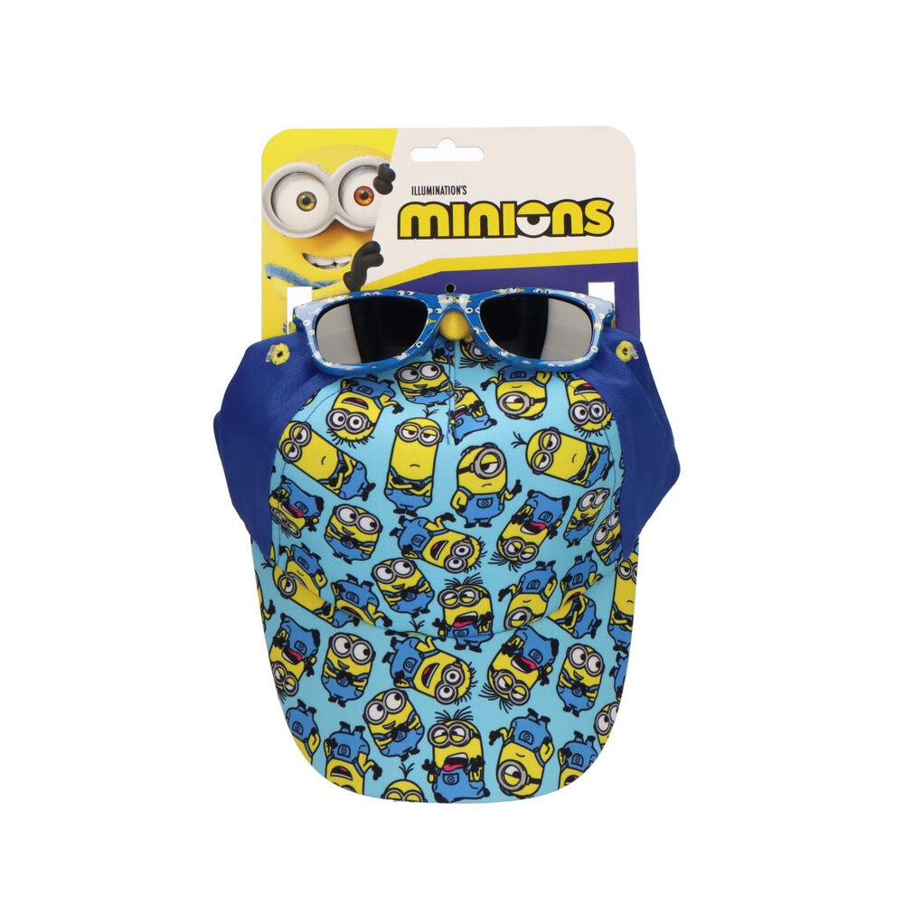 Set gorra + gafas sol Minions - Frikibase.com