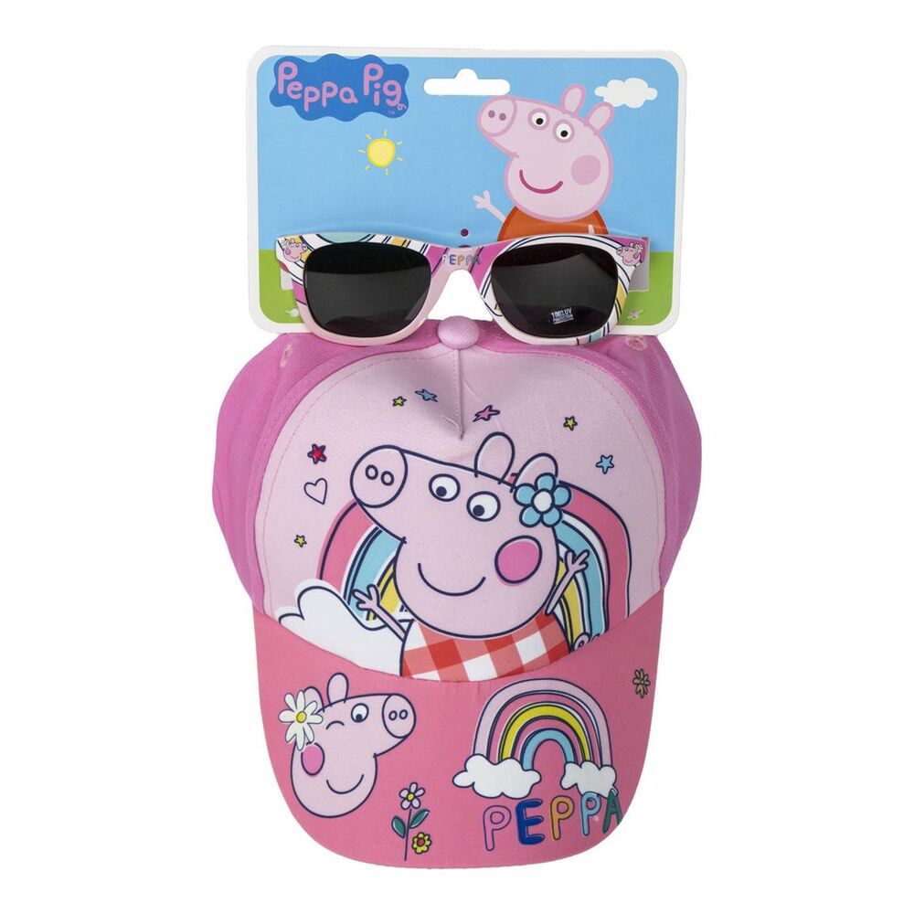 Set gorra + gafas sol Peppa Pig - Frikibase.com