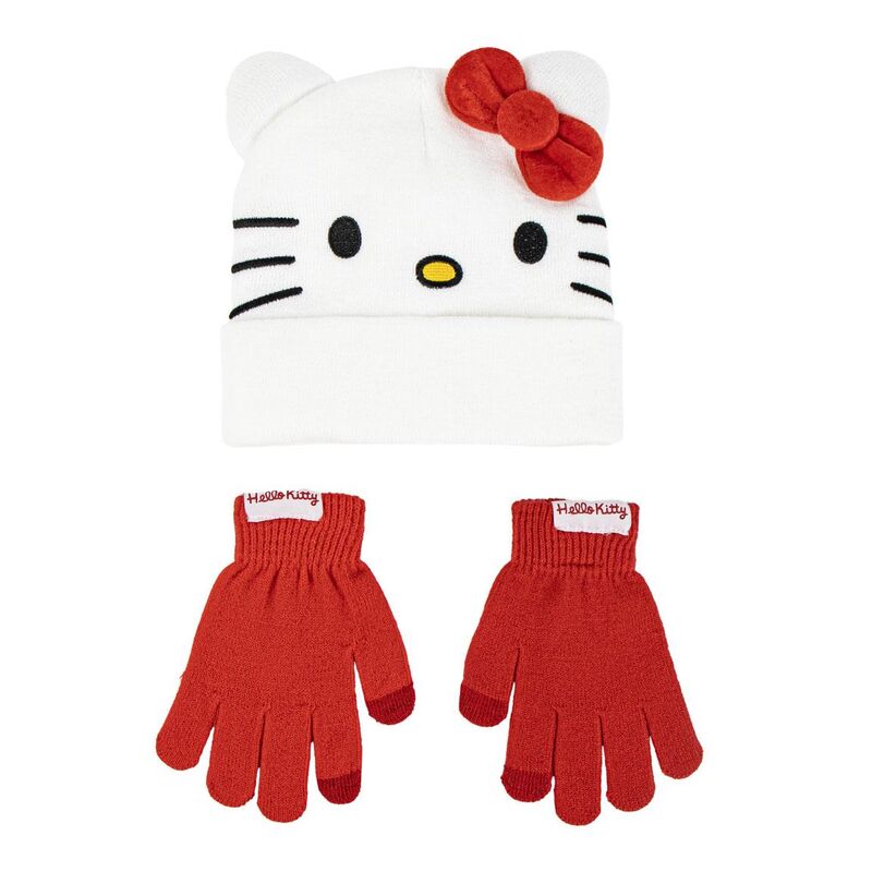 Set gorro y guantes Hello Kitty - Frikibase.com
