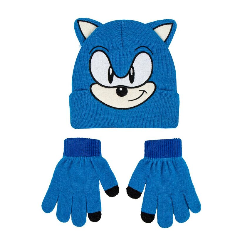 Set gorro y guantes Sonic The Hedgehog - Frikibase.com