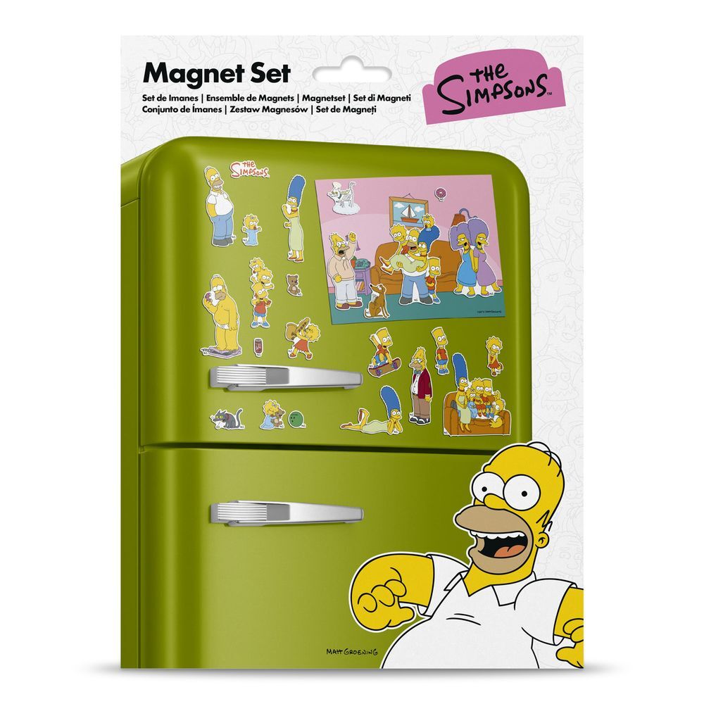 Set imanes troquelados Los Simpsons - Frikibase.com