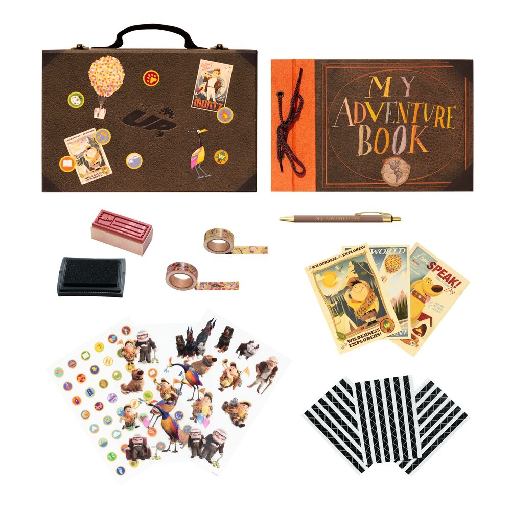 Set Maletin Scrapbook My Adventure Book UP Disney Pixar - Frikibase.com