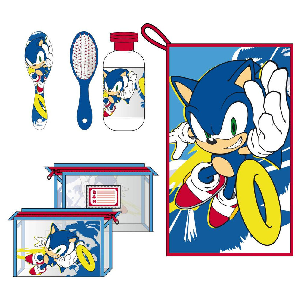 Set neceser aseo Sonic the Hedgehog - Frikibase.com