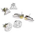 Set pendientes Deathly Hallows Golden Snitch Platform Harry Potter – imagen 4