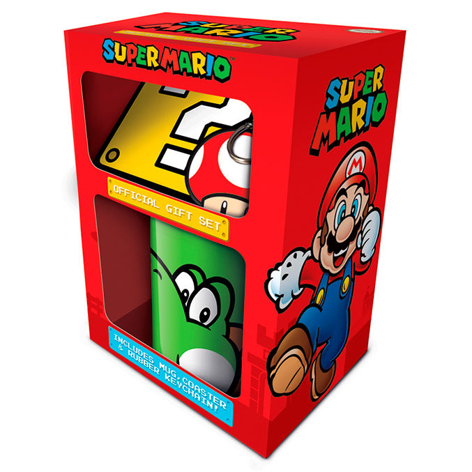 Set Taza + llavero Super Mario Nintendo - Frikibase.com