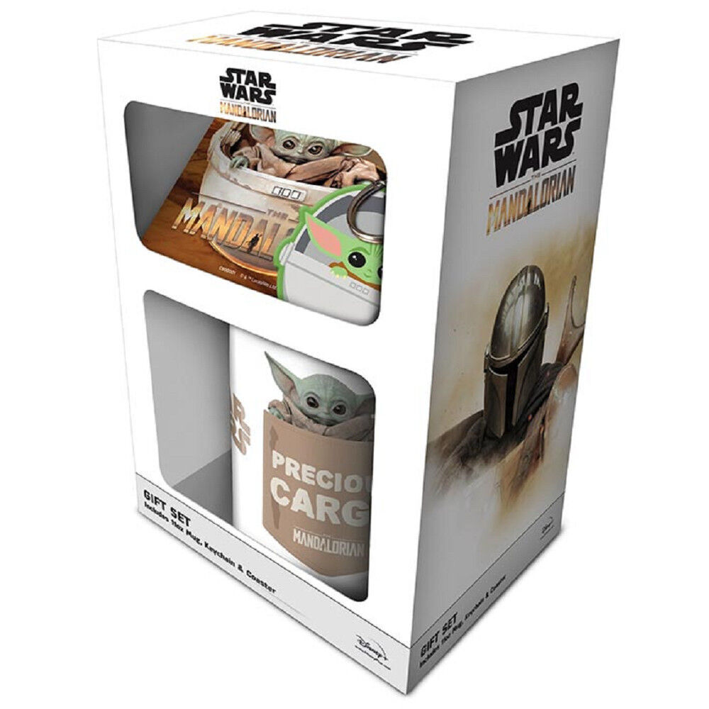 Set Taza + Posavasos y Llavero Yoda the Child Mandalorian Star Wars - Frikibase.com