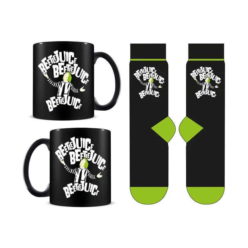 Set Taza y Calcetines Beetlejuice - Frikibase.com