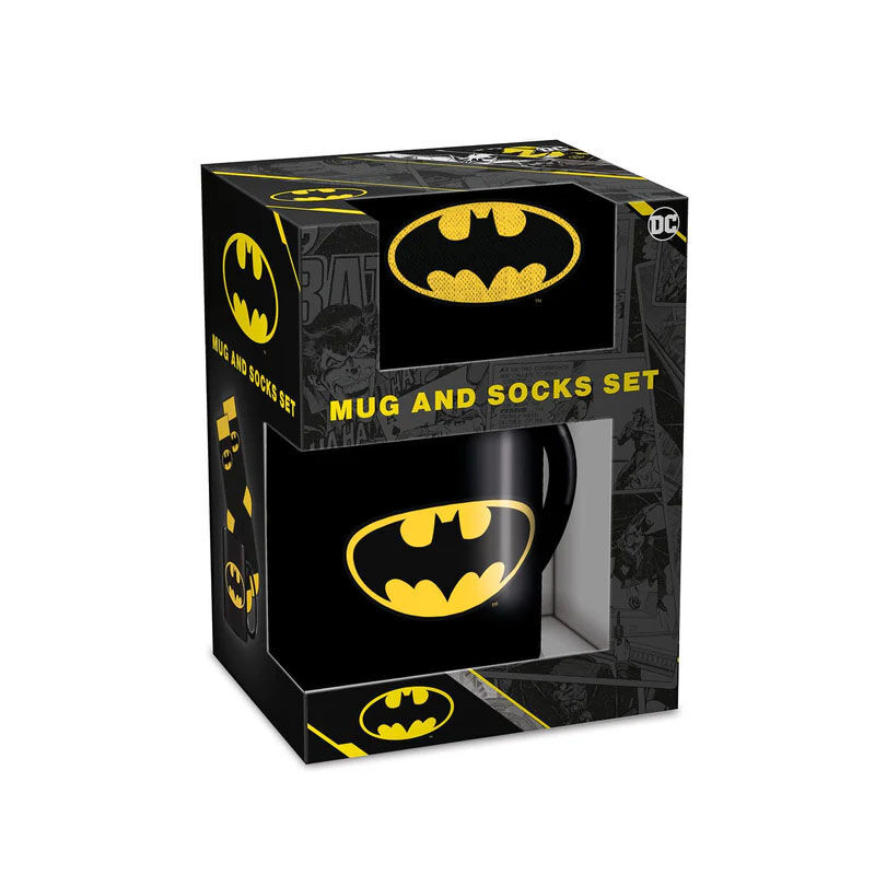 Set Taza y Calcetines Logo Batman DC Comics - Frikibase.com